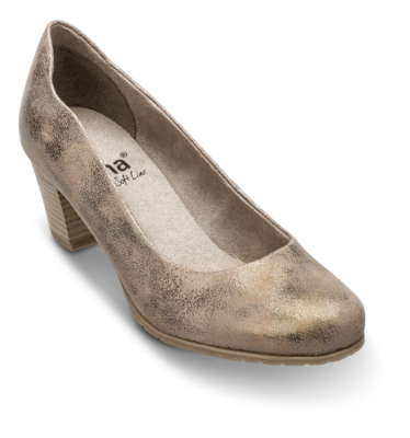 Jana Softline damepumps taupe 8-8-22467-22