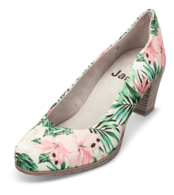 Jana Softline damepump blomst 8-8-22467-22