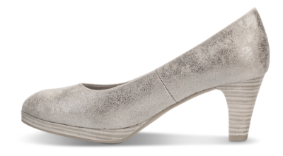 Marco Tozzi damepump lys grå metall 2-2-22413-32