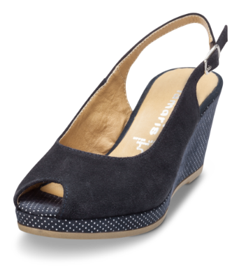 Tamaris damesandal navy 1-1-29303-22
