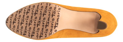 Tamaris damepump gul 1-1-22418-23