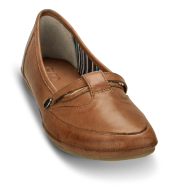 B&CO dameballerina brun