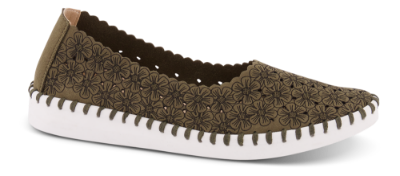 B&CO dameballerina kaki