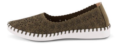 B&CO dameballerina kaki