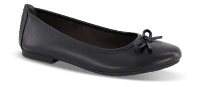 Jana Softline dameballerina sort 8-8-22163-24