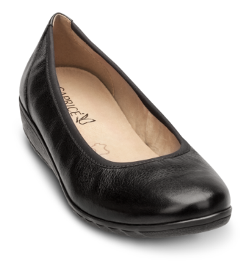 Caprice dameballerina sort 9-9-22151-25