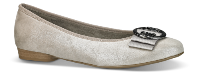 Granit dameballerina sandfarget 22-63306