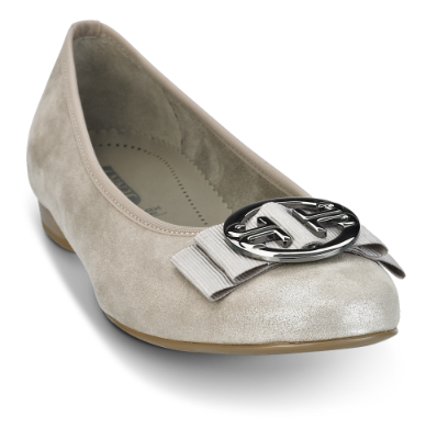 Granit dameballerina sandfarget 22-63306