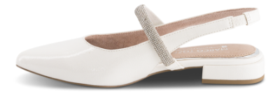 Marco Tozzi Ballerina Hvit 2-89600-44