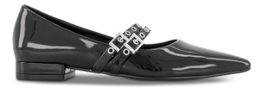 NOË Collection Mary Jane Ballerina Sort 2415500710