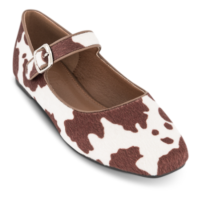 NOË Collection Mary Jane Ballerina Cow 2415510832