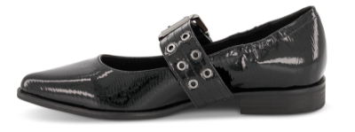 Marco Tozzi Mary Jane Ballerina Sort 2-22128-45