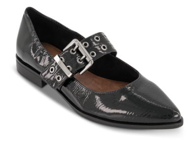 Marco Tozzi Mary Jane Ballerina Sort 2-22128-45