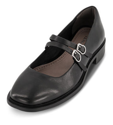Tamaris Mary Jane Ballerina Sort 1-22131-45