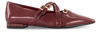 Tamaris Mary Jane Ballerina Bordeaux 1-22160-45