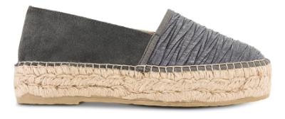 NOË Collection Platå-Espadrillos Grå 2416101022