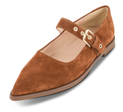 NOË Collection Mary Jane Ballerina Cognac 2416101330
