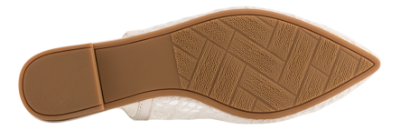 NOË Collection Slingback Mesh Ballerina Hvid 2416101690