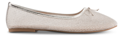 NOË Collection Mesh Ballerina Sølv 2416101702
