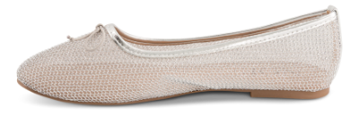 NOË Collection Mesh Ballerina Sølv 2416101702