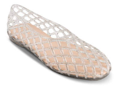 NOË Collection Net Ballerina Sølv 2416101902