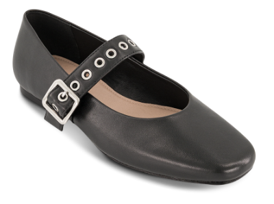 NOË Collection Mary Jane Ballerina Svart 2416110810