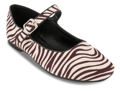 NOË Collection Mary Jane Ballerina Zebra 2416110912