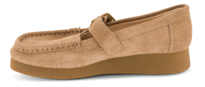 Clarks Wallabee T-Bar Sko Dark Sand CL26183152