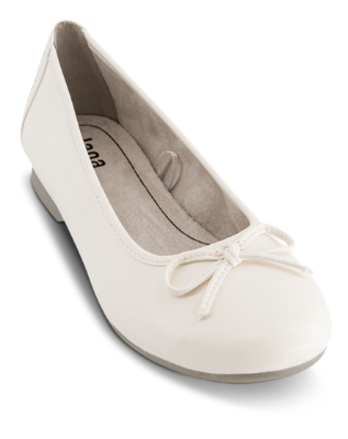 Jana Softline Ballerina Hvit 8-22163-41