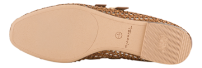 Tamaris Mary Jane Ballerina Cognac 1-22144-46