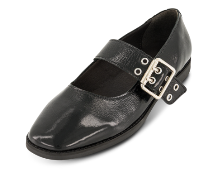 Cashott Mary Jane Ballerina Sort 61252402