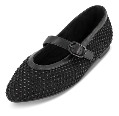 Marco Tozzi Mary Jane Ballerina Svart 2-22120-46