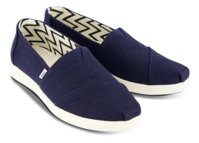 TOMS Alpargata Plus Sko Blå 10021571