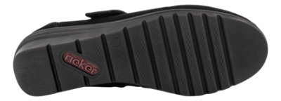Rieker Mary Jane Ballerina Sort L5357-00