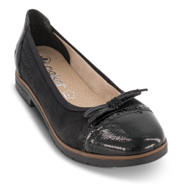 Rieker Ballerina Svart 45358-00
