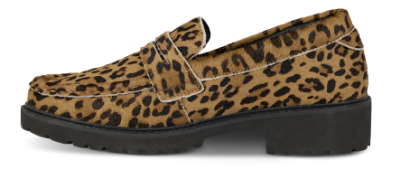 Green Comfort Berlin Balou Penny Loafer Leopard 229009Q82