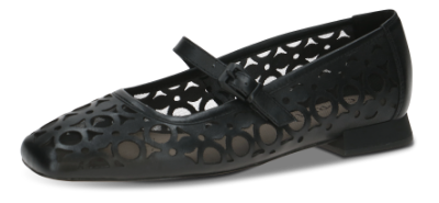 Caprice Vanny Mary Jane Ballerina Svart 9-22511-46