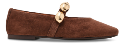 Steve Madden Poppin Mary Jane Ballerina Brun