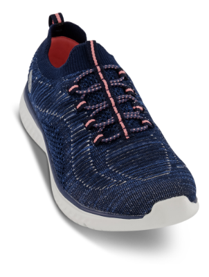 Rieker Damesko med snøre Blå N9474-15