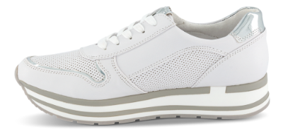 Marco Tozzi Damesko med snøre Hvit 2-2-23717-26