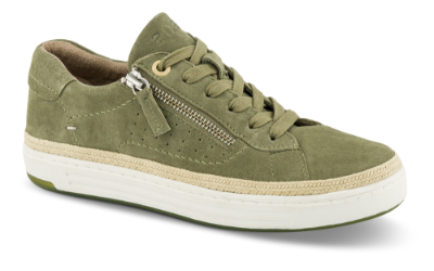 Jana Softline Damesko med snøre Grøn 8-8-23650-26