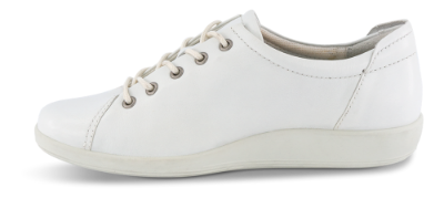 ECCO Damesko med snøre Hvit 20650301007  SOFT 2.0