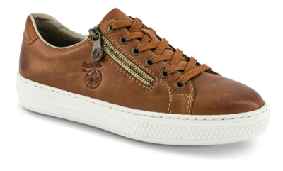 Rieker Damesko med snøre Brun L59L1-25