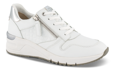 Tamaris Damesko med snøre Hvit 1-1-23702-26