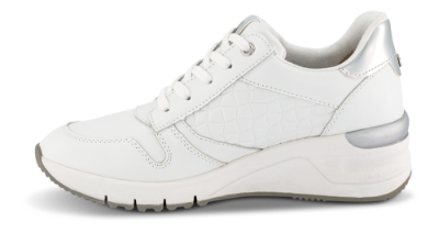 Tamaris Damesko med snøre Hvit 1-1-23702-26