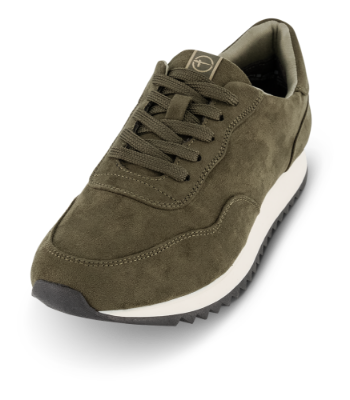 Tamaris Damesko med snøre Oliven 1-1-23606-27