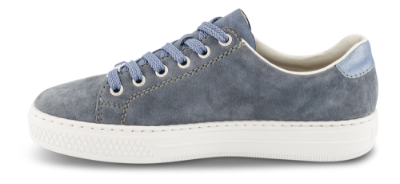 Rieker Damesko med snøre Blå L59L1-10