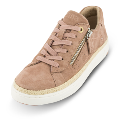 Jana Softline Damesko med snøre Pink 8-8-23650-28