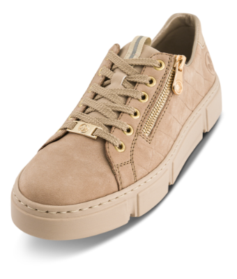 Rieker Damesko med snøre Beige N5934-63