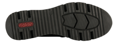 Rieker Damesko med snøre Sort N6351-00